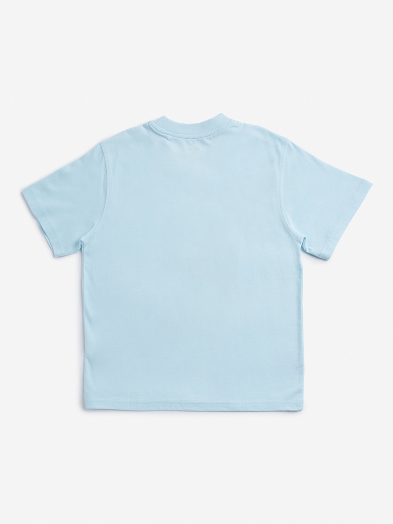 HOP Boys by Westside Light Blue Animal Design T-Shirt