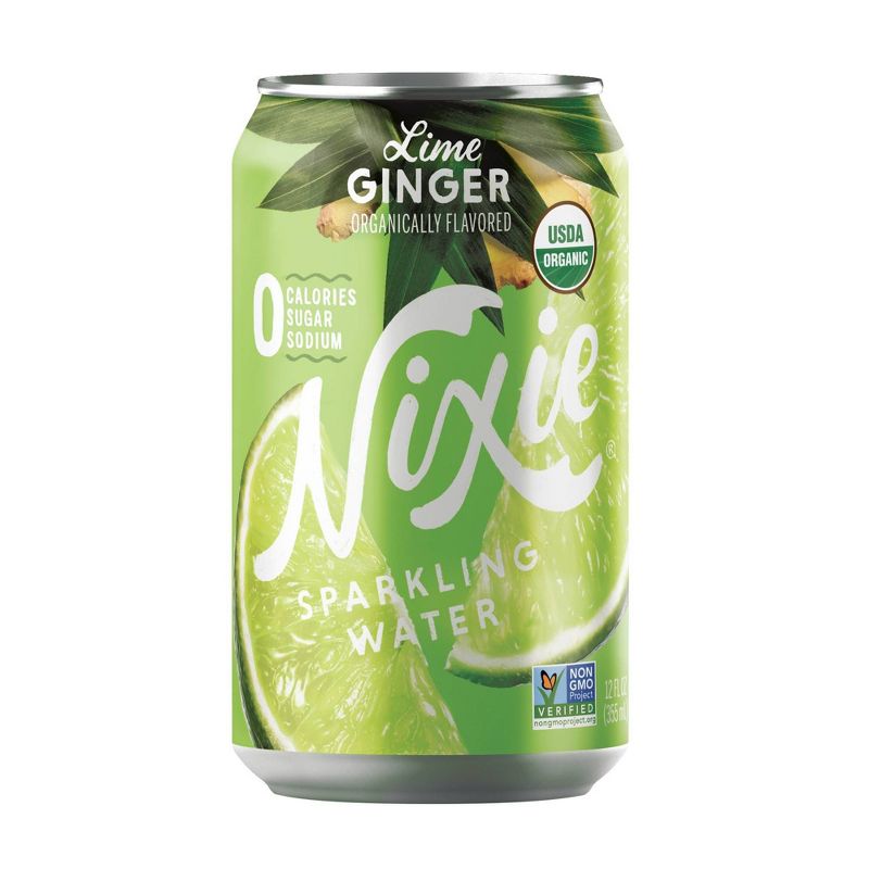 Nixie Lime Ginger Sparkling Water - 8pk/12 fl oz Cans