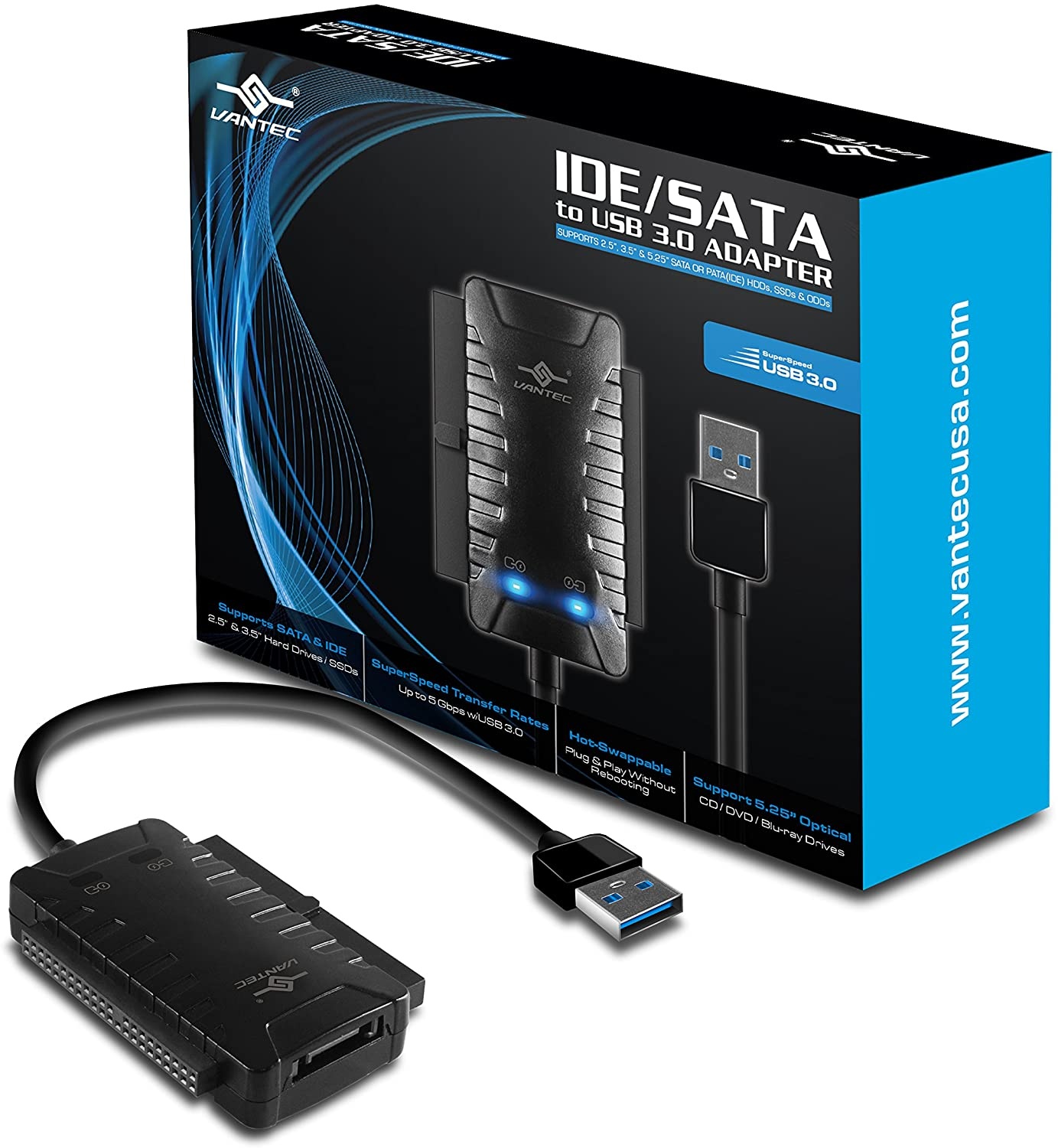 Vantec SATA/IDE to USB 3.0 Adapter (CB-ISA225-U3)