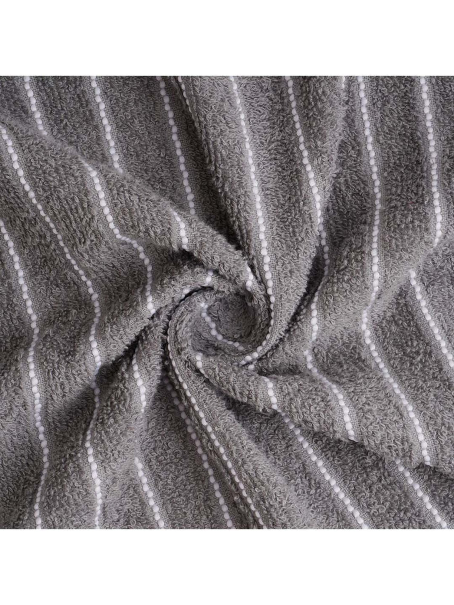 Welspun 2-In-1 Gunmetal Grey Cotton 250 GSM Bath Towel