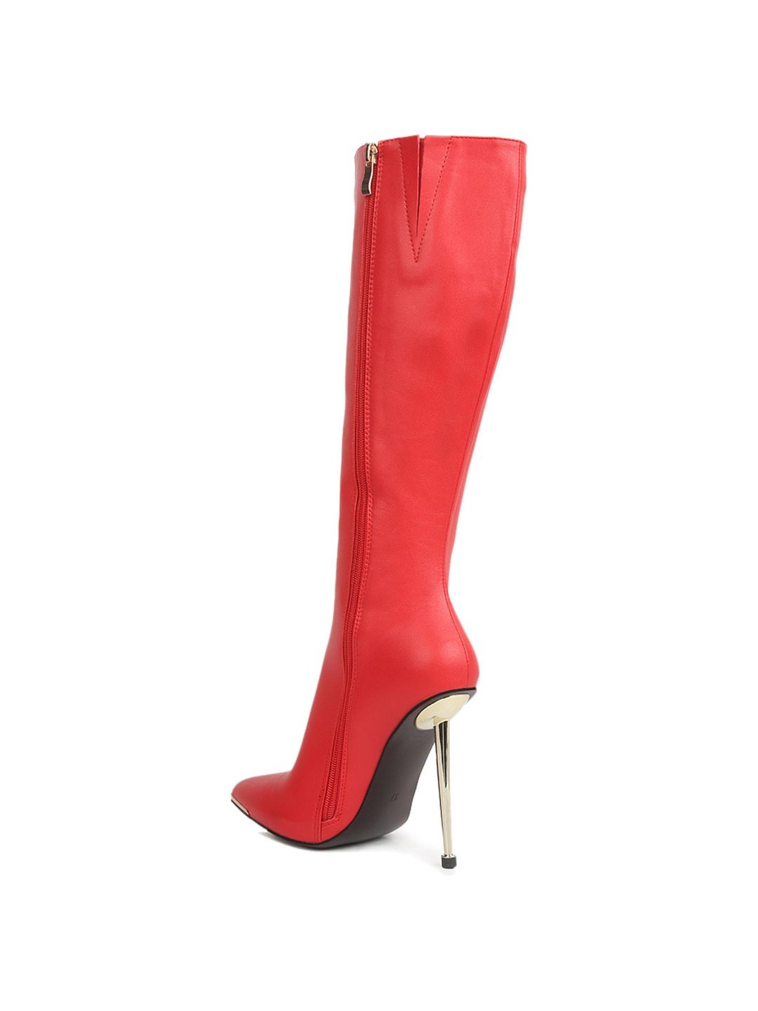 London Rag Women's Red Stiletto Booties