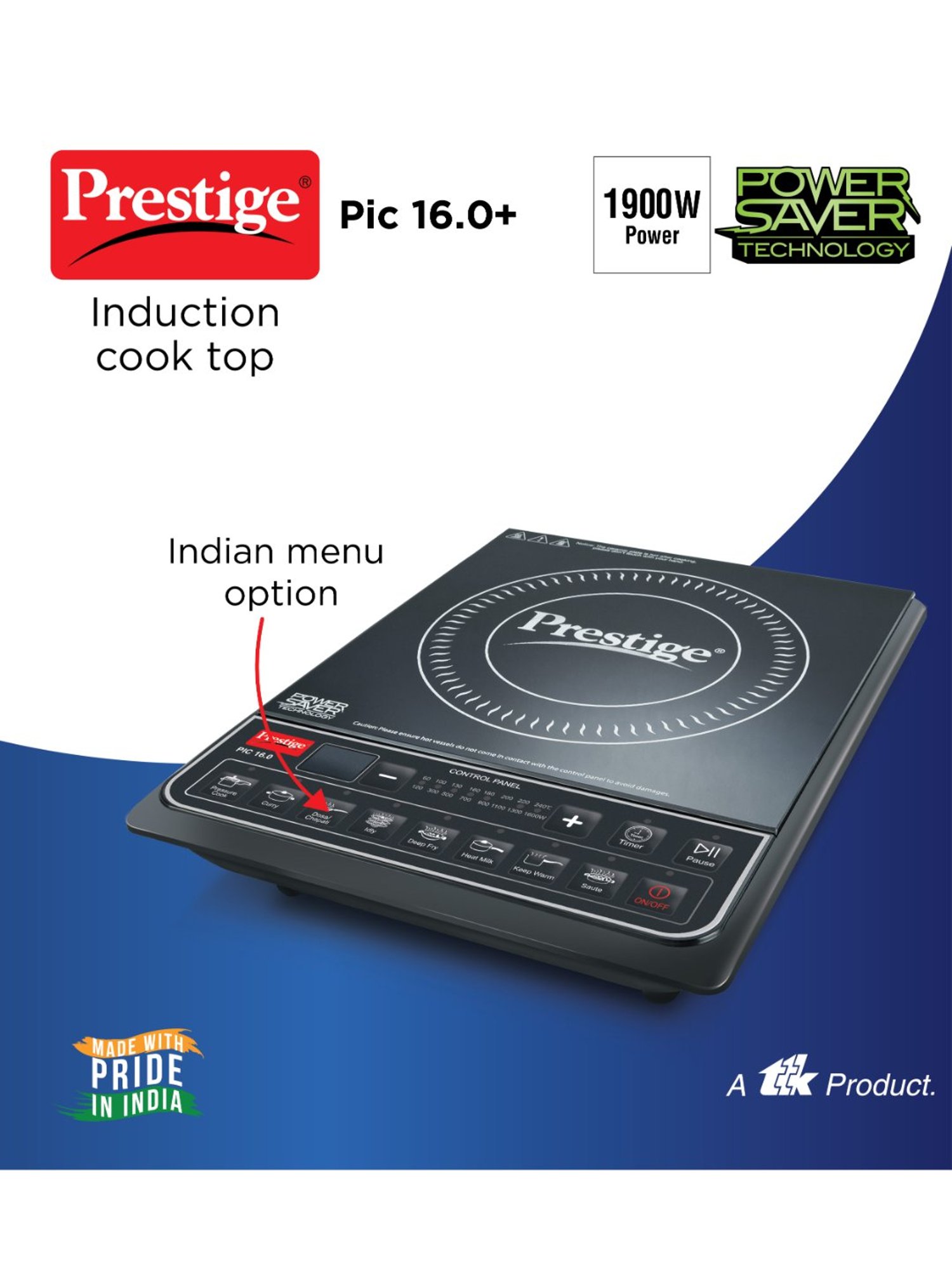 Pigeon Blackline Smart Black Glass Manual Gas Stove (2 Burners)