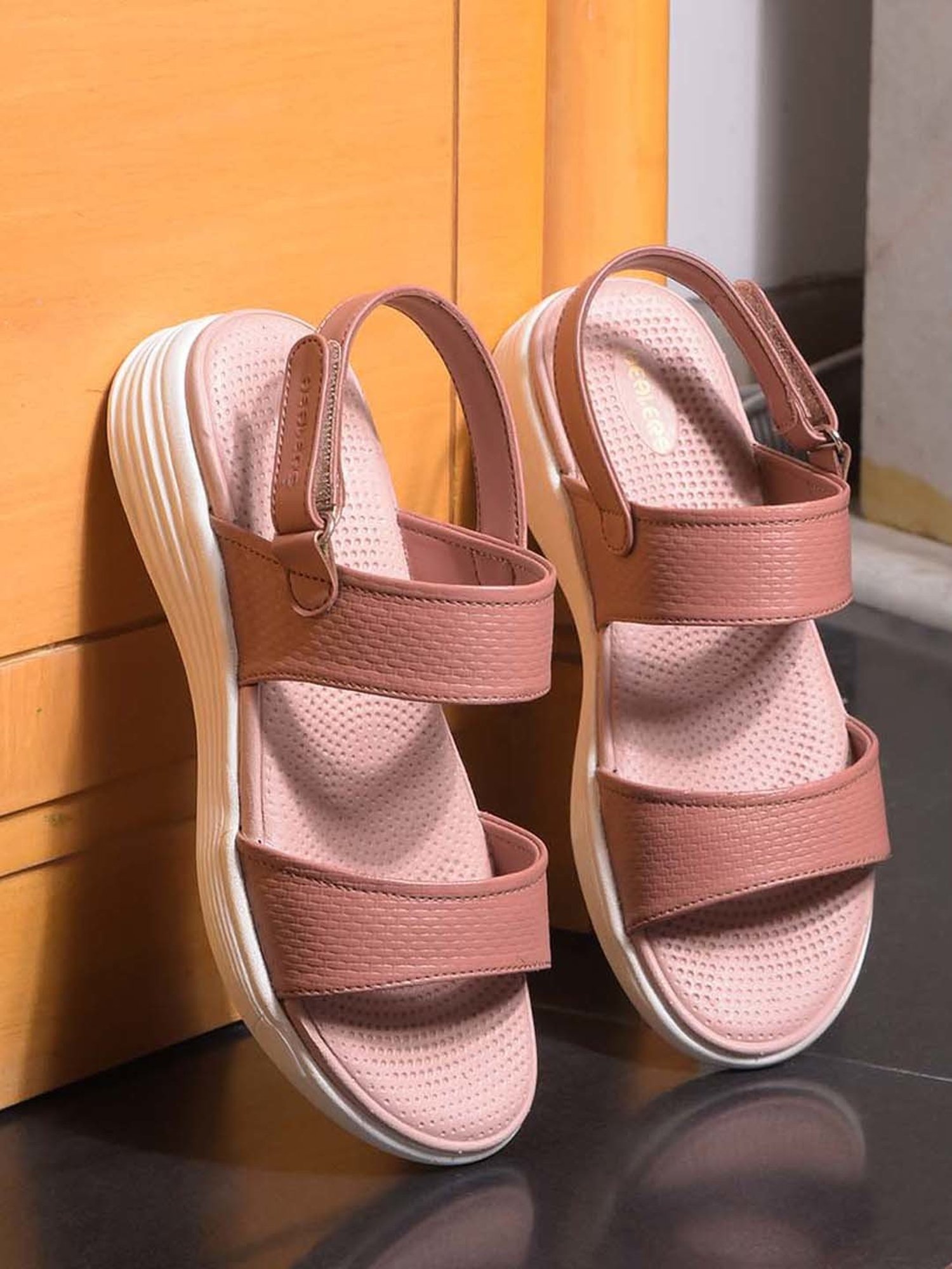 Healers by Liberty Women's Tan Back Strap Wedges