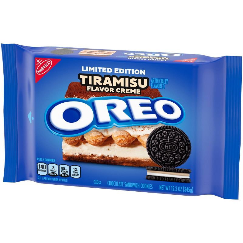 Oreo Limited Edition Tiramisu Creme Chocolate Sandwich Cookies - 12.2oz