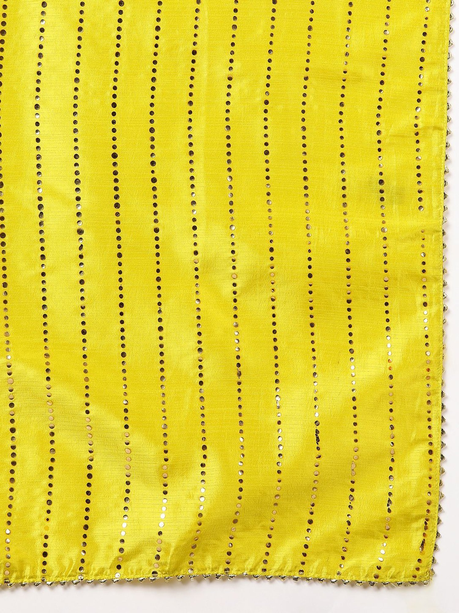 Vaamsi Yellow Embellished Kurta Pant Set With Dupatta