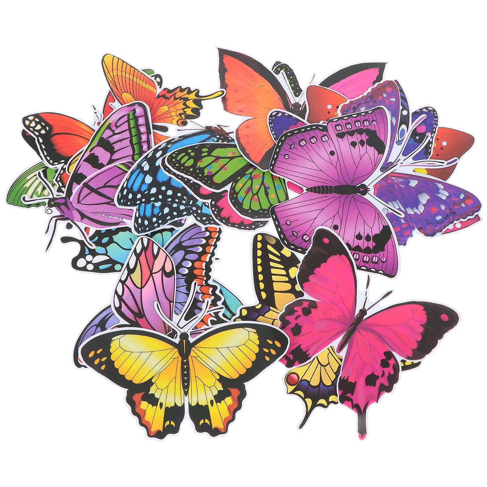 20pcs Butterfly  Fashion  Anti-Collision  Prevent Bird Strikes Clings Paste  Window Clings Glass Sticker for Shop Home