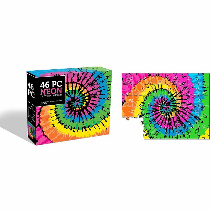 Anker Play Neon Tie Die 46 Piece Jigsaw Puzzle