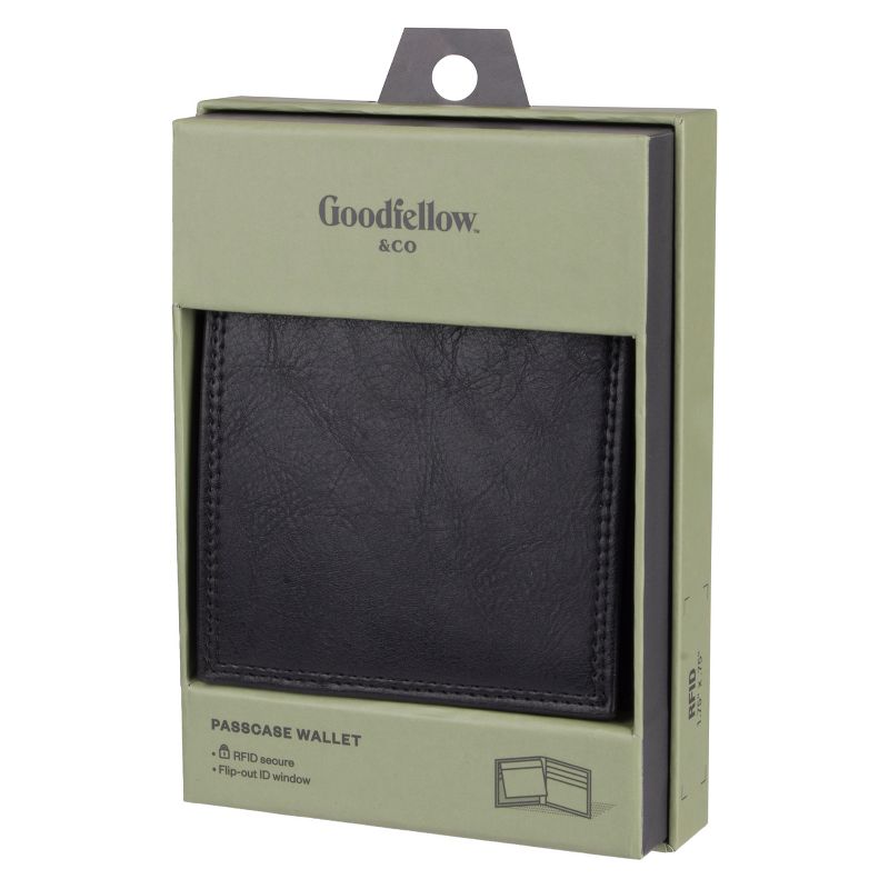 Men's Solid Wallet - Goodfellow & Co™ Black One Size