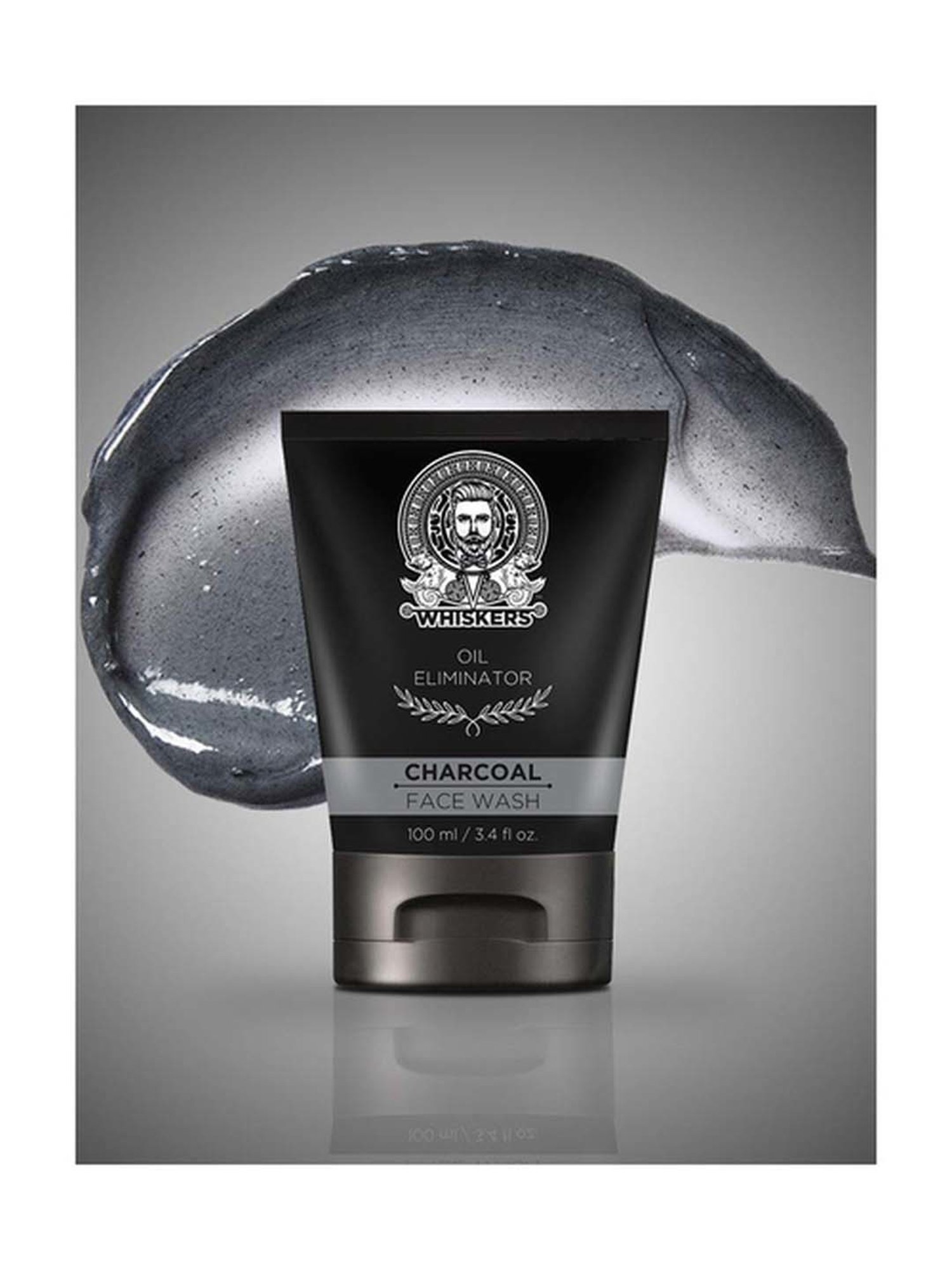 Whiskers Charcoal Face Wash - 100 ml