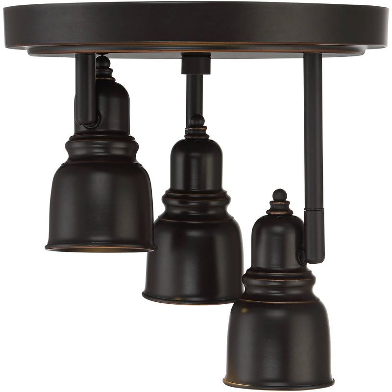 Pro Track Denise 3-Light Bronze LED Track Fixture