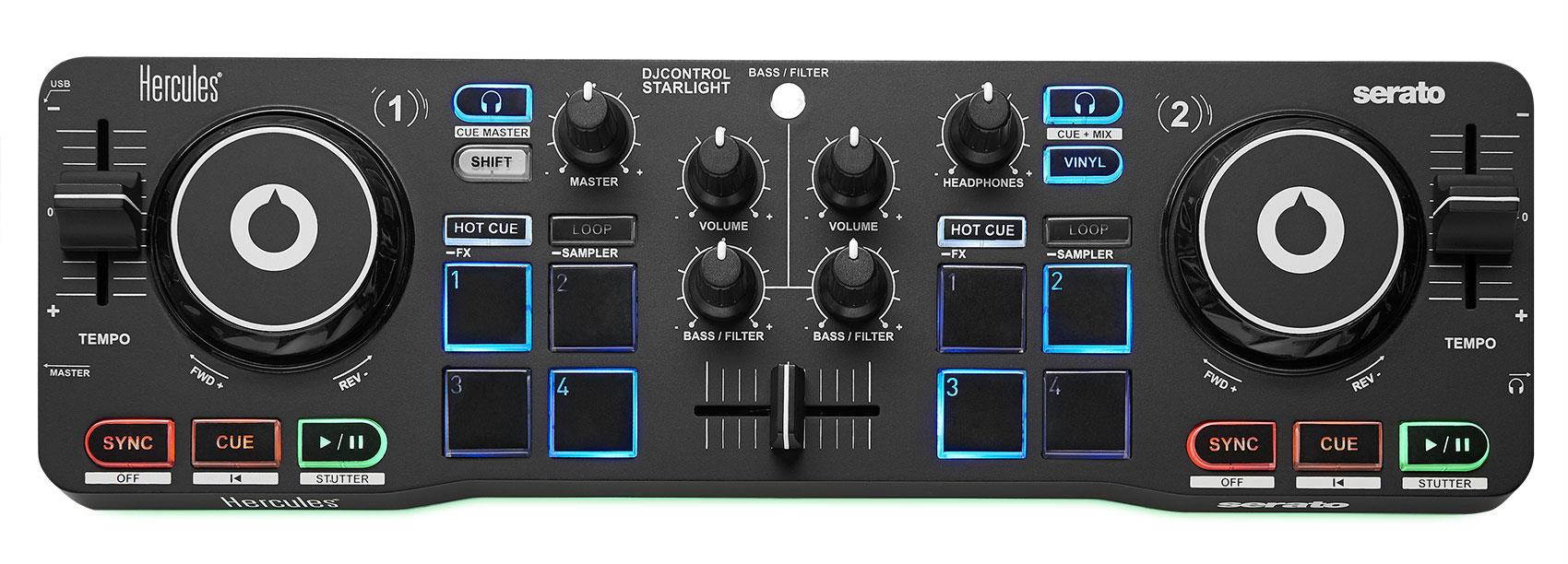 Hercules DJ Starterkit w/ Starlight DJ Monitor 32 HDP DJ M40.1 & Serato DJ Intro