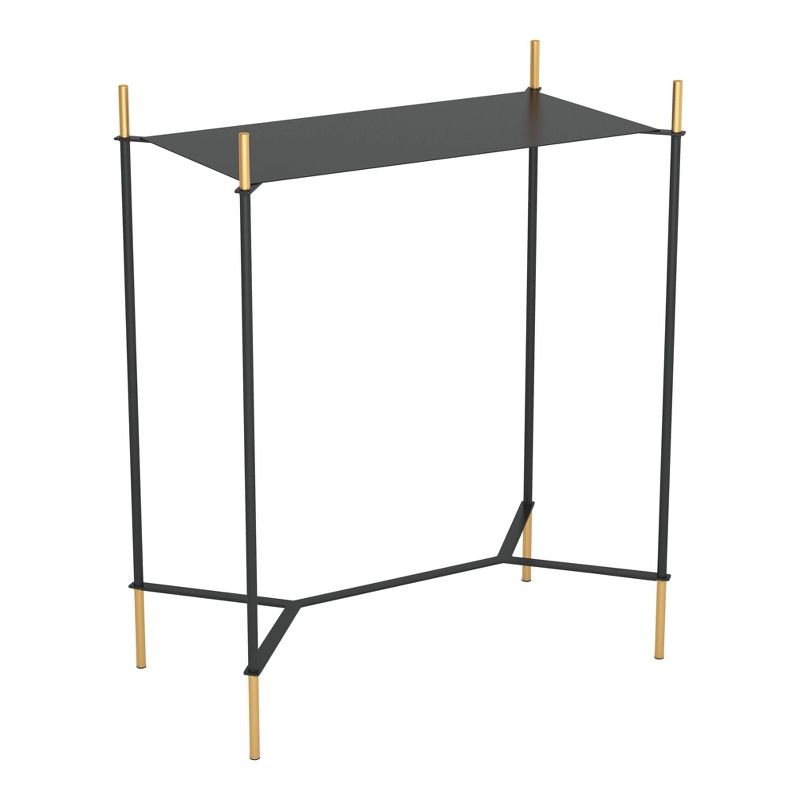 Aspen Side Table Gold/Black - ZM Home