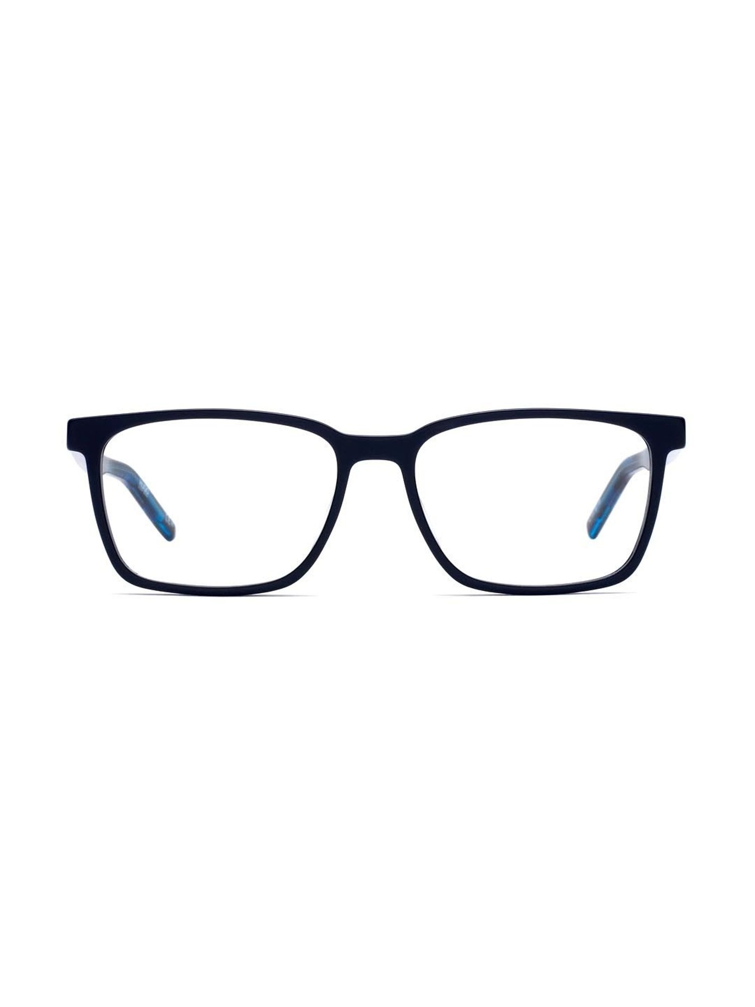 HUGO Blue Rectangular Eye Frames for Men