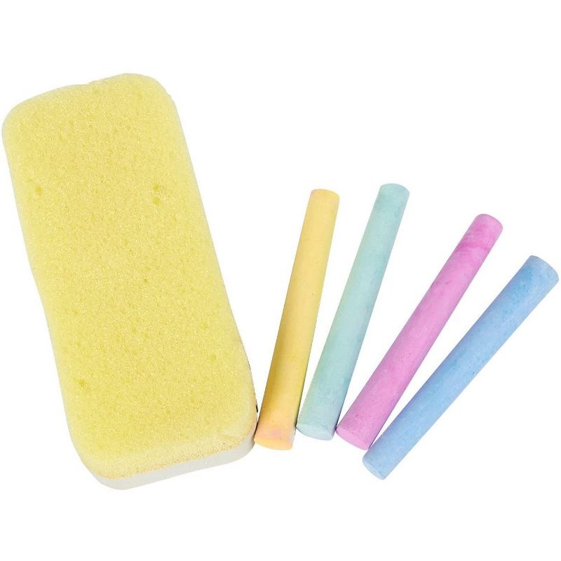 22" x 32" Cates Barn Door Wood Framed Chalkboard Rustic Brown - Kate and Laurel