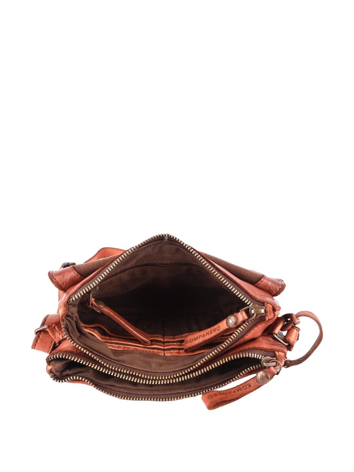 KOMPANERO Mia Tan Textured Sling Handbag