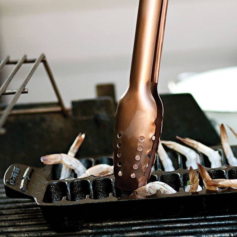 Cast Iron Shrimp Grill Pan - Outset