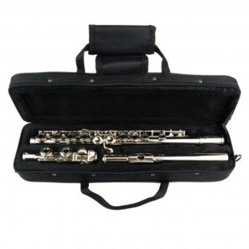 merano nickel silver color flute for student band beginners