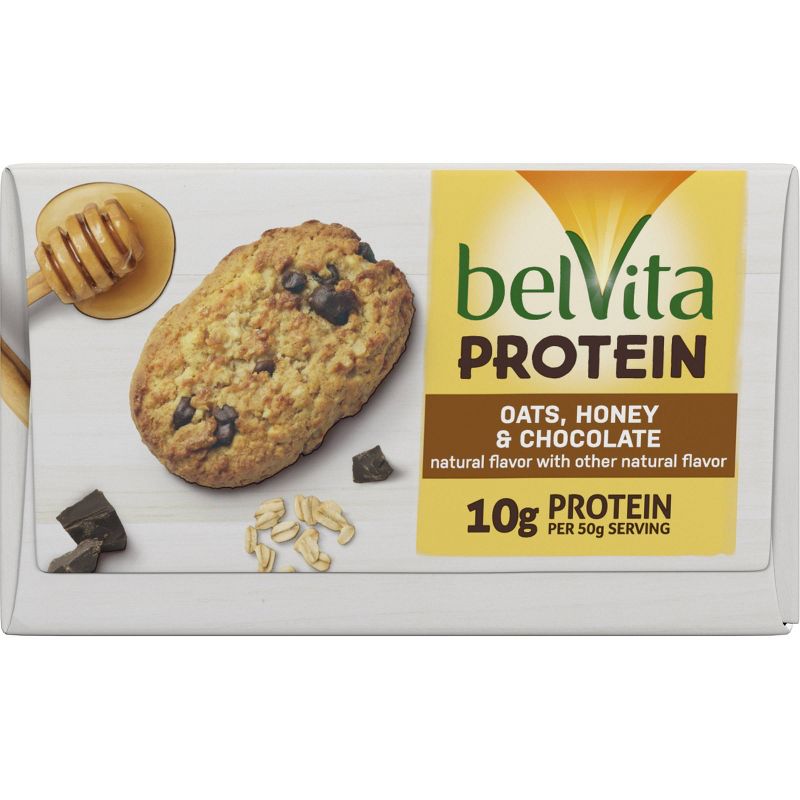 belVita Protein Oats Honey and Chocolate Breakfast Bars - 4ct