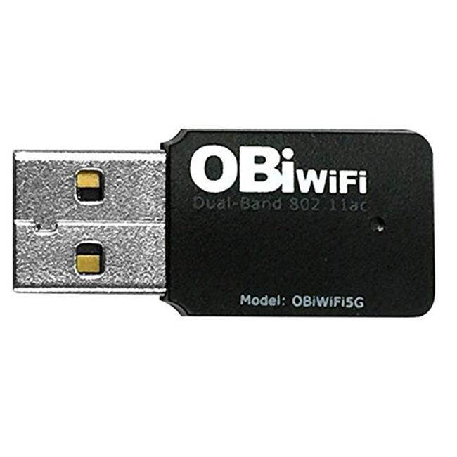 Obihai OBIWIFI5G 2.4 / 5 GHz Wireless 802.11AC Adapter for OBi200, OBi202, OBi1022, OBi1032, OBi1062