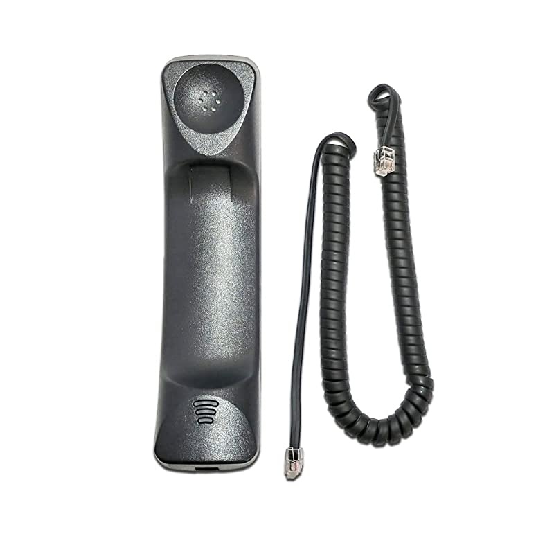 1120E1140E1200 Compatible IP Handset with 9 Foot Curly Cord