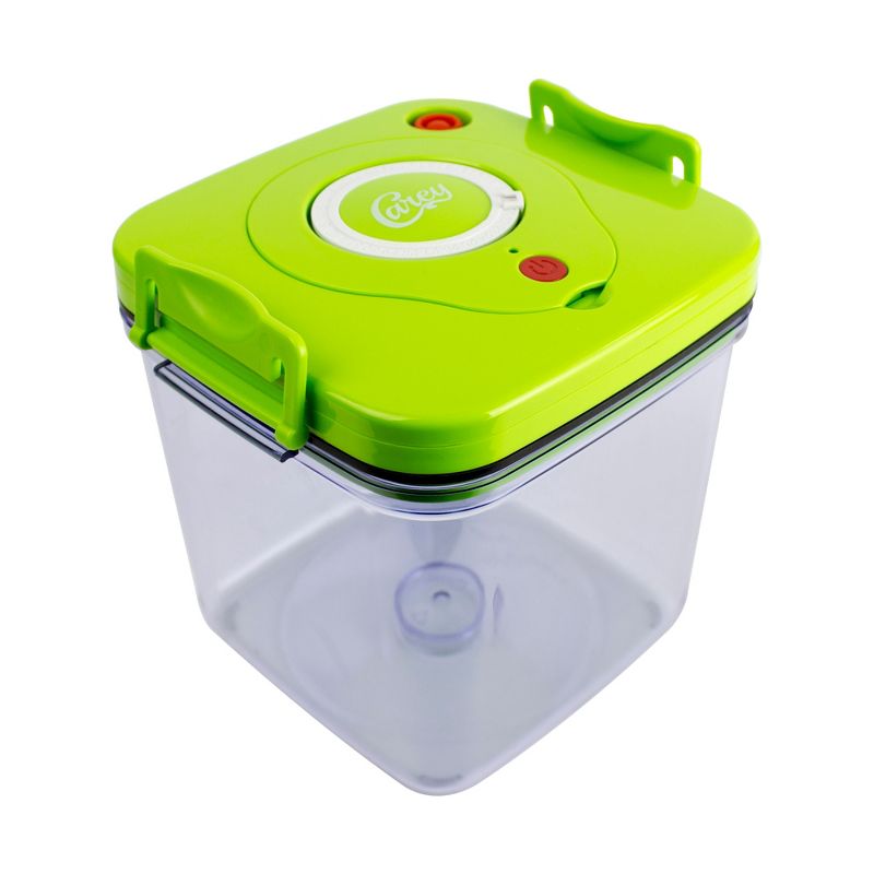 Chard Carey VCA-86 Home Kitchen Battery Operated Vacuum Pump Lid Canister Medium Size Food Storage, Green