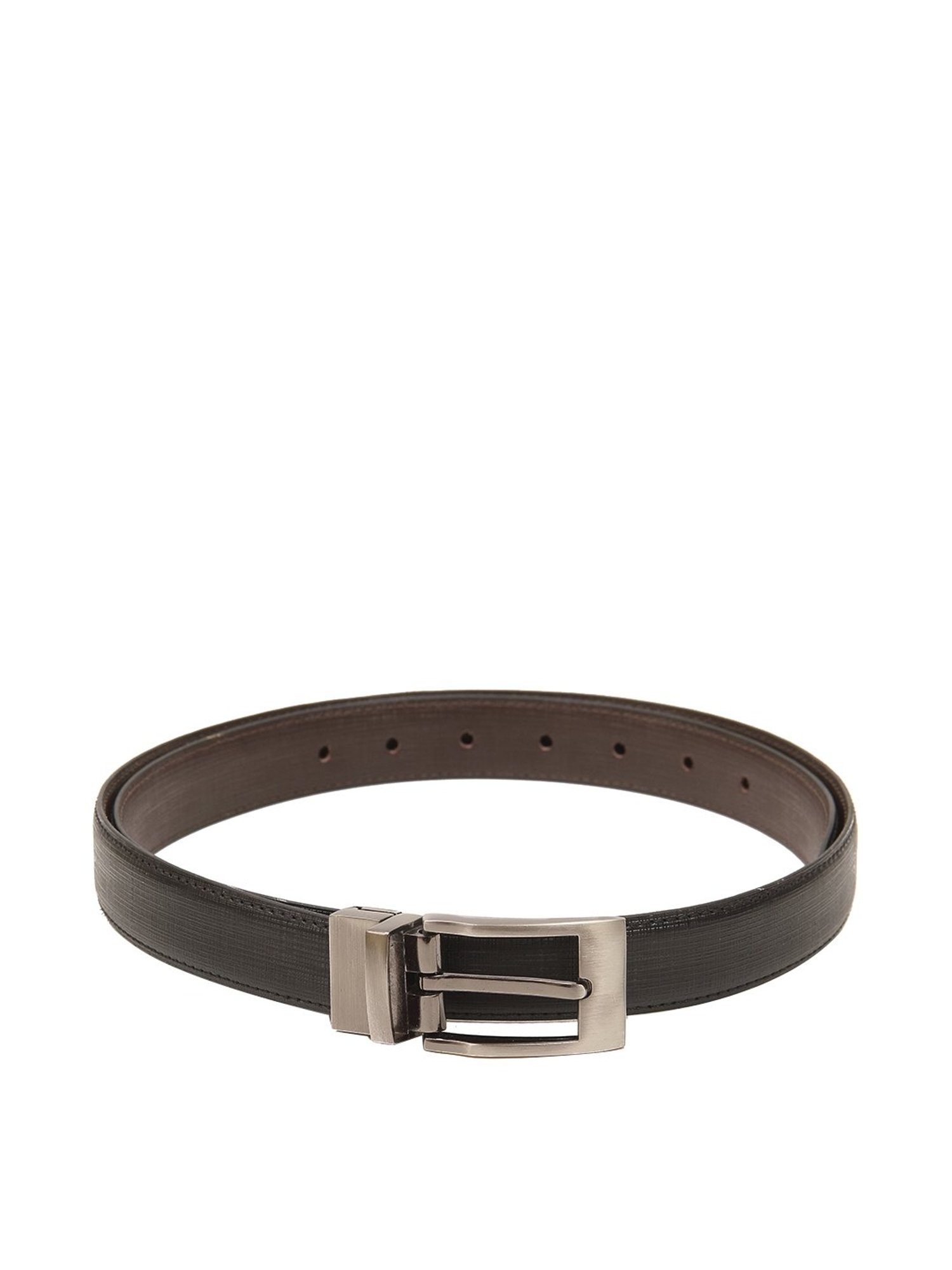 Calvadoss Black & Brown Reversible Belt for Women