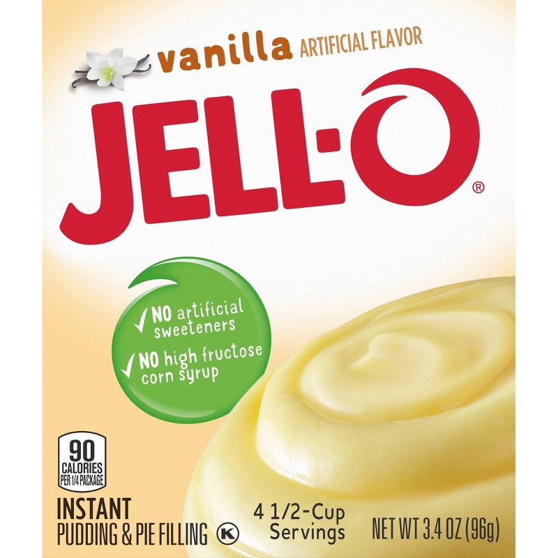 JELL-O Instant Vanilla Pudding & Pie Filling - 3.4oz