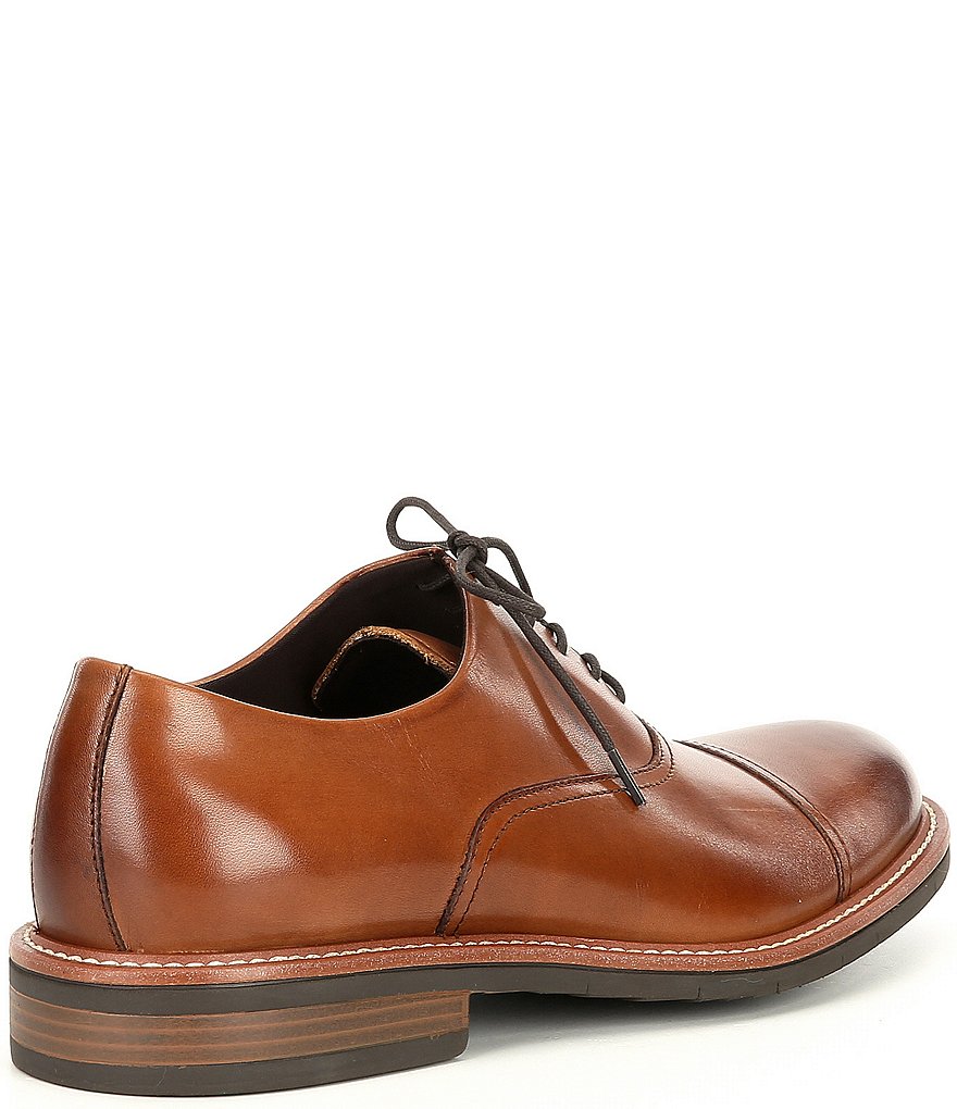 Kenneth Cole New York Men's Kieran Leather Flex Lace Up Cap Toe Oxfords