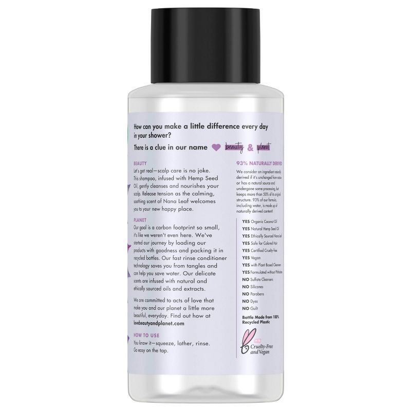 Love Beauty and Planet Hemp Seed Shampoo - 13.5 fl oz