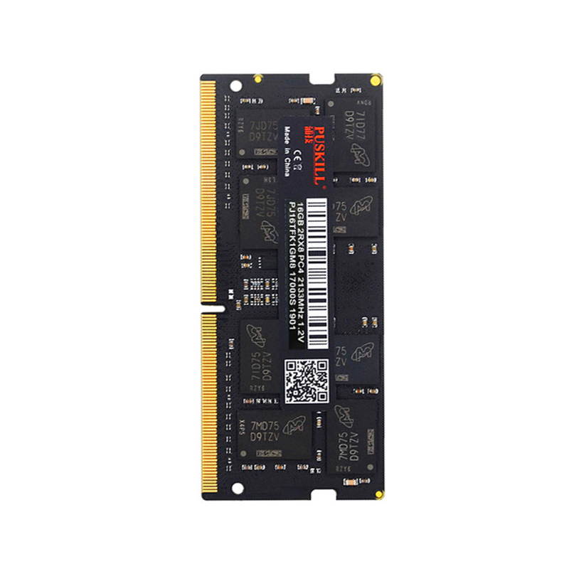 PUSKILL DDR3 1600MHz SODIMM RAM PC3-12800 4G 1.35V CL11 204 Pin Support ECC Unbuffered Laptop Memory Notebook RAM Module for Mac Intel and AMD System