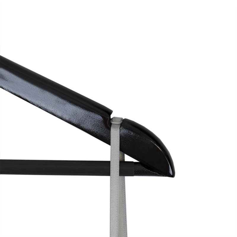 Home Basics Non-Slip Wood Hanger, (Pack of 5), Cherry