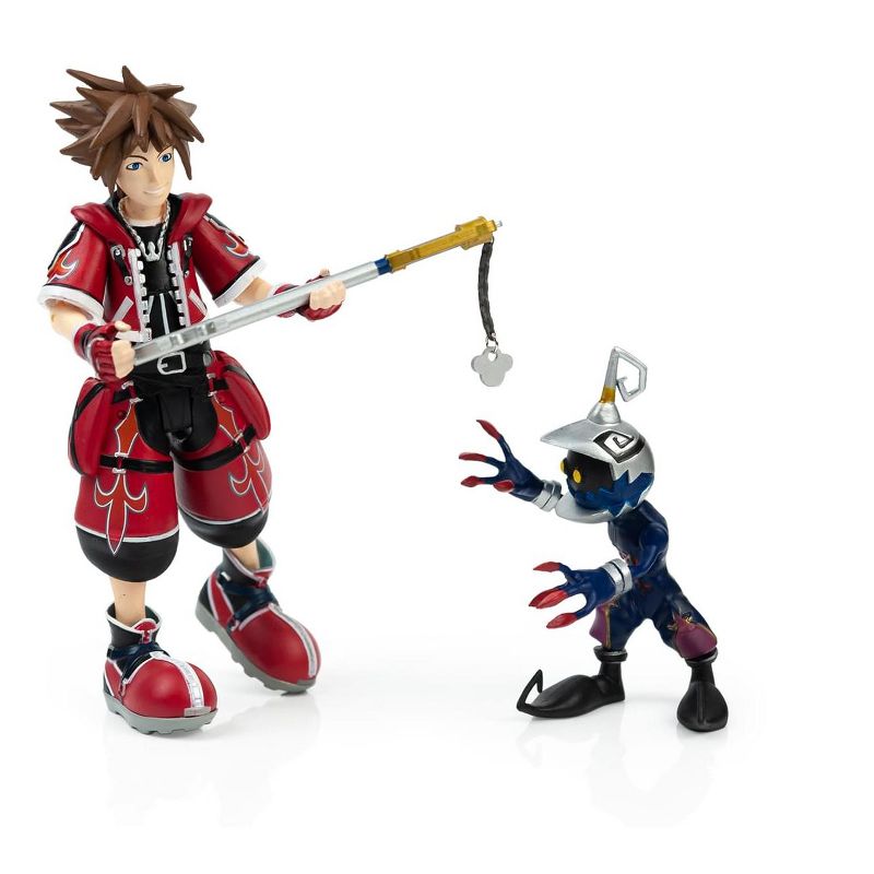 Diamond Comic Distributors, Inc. Kingdom Hearts Valor Form Sora & Soldier Exclusive Action Figure - 2-Pack