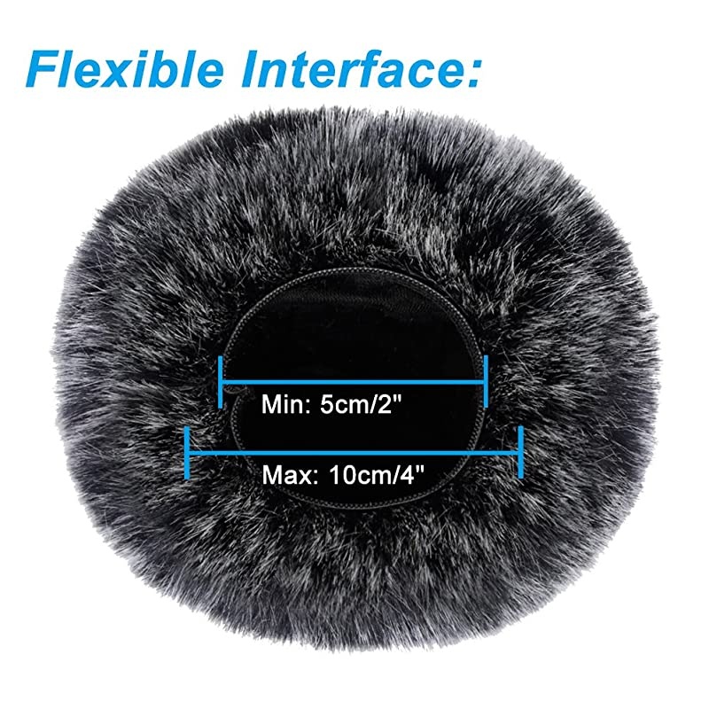 Furry Windscreen Wind Cover for Zoom H2N/H4N