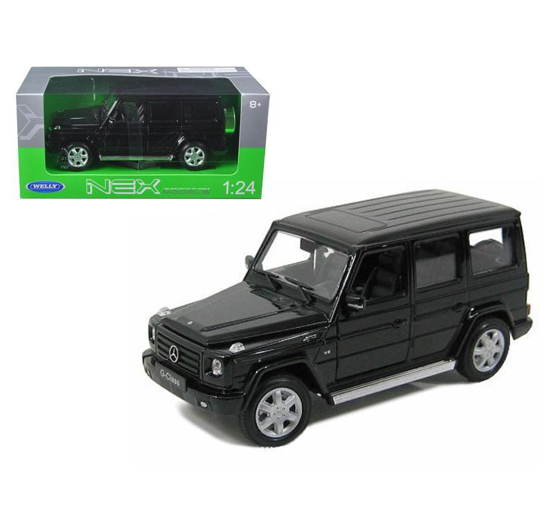 Mercedes Benz G Class Wagon Black 1/24-1/27 Diecast Model Car by Welly