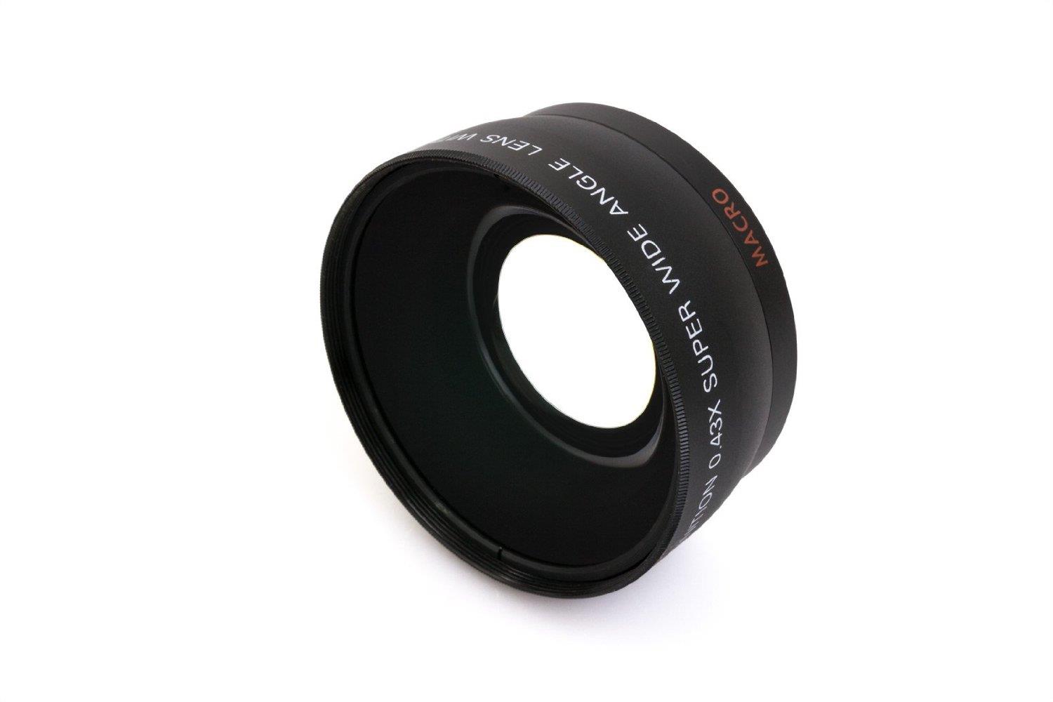 58mm Professional Lens +Filter Kit for DSLR Cameras featuring HD 0.43x Wide Lens + HD 2.2x Tele Lens + 13 Pcs HD filter package + more for Canon Rebel SL1 SL2 T5 T5i T6 T6I T7 T7i Digital SLR Cameras