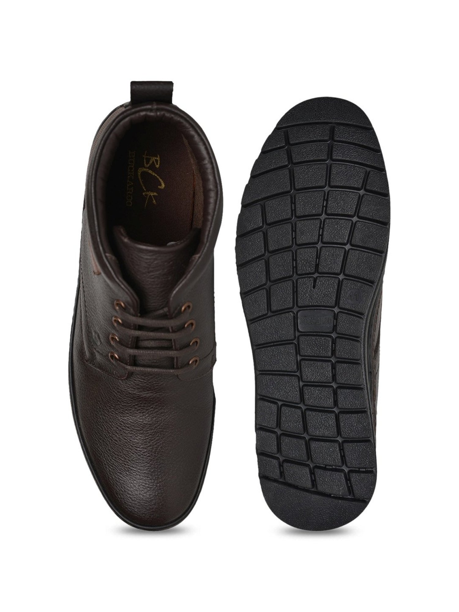 BCK by Buckaroo Men's CORNELIO Brown Derby Boots