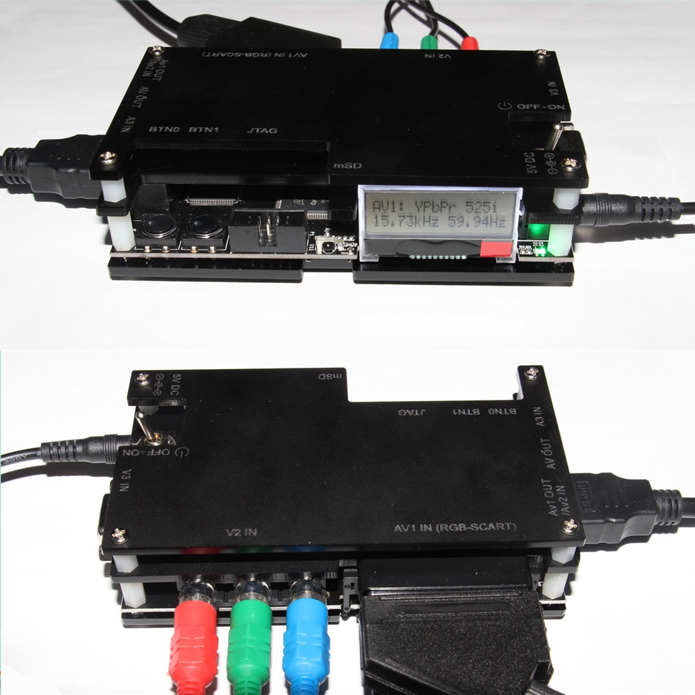 OSSC HDMI Converter Kit for Retro Game Console PlayStation 1 2 / Xbox one 360 / Atari Series / Dreamcast / Sega Series and so on