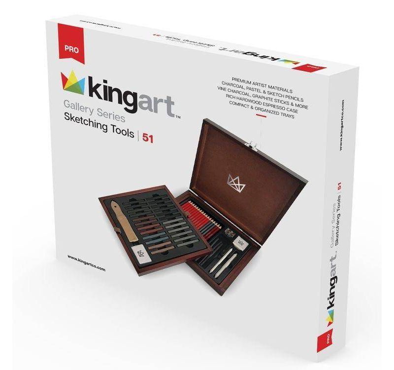 Kingart 71ct Sketching & Drawing Bundle