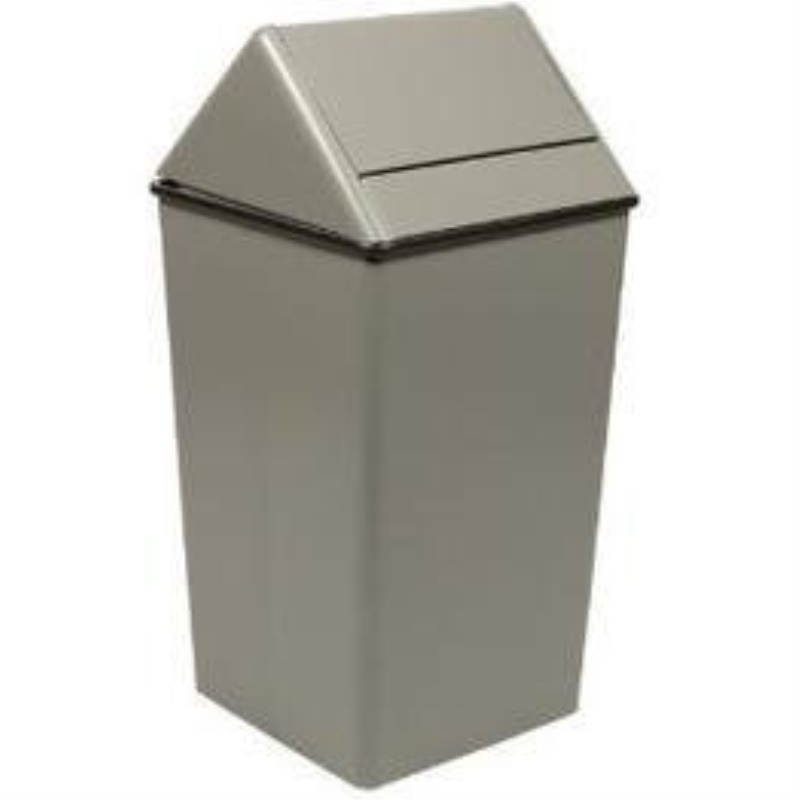 Slate Slate Wastewatcher Swingtop TrashCan