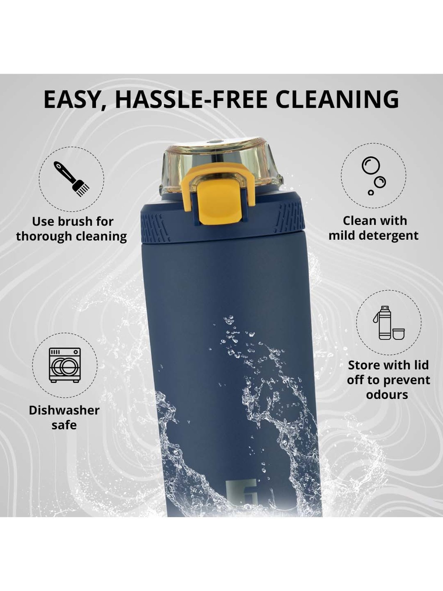 Milton Silver Stainless Steel Thermal Flask (1000 ml) - Set of 1