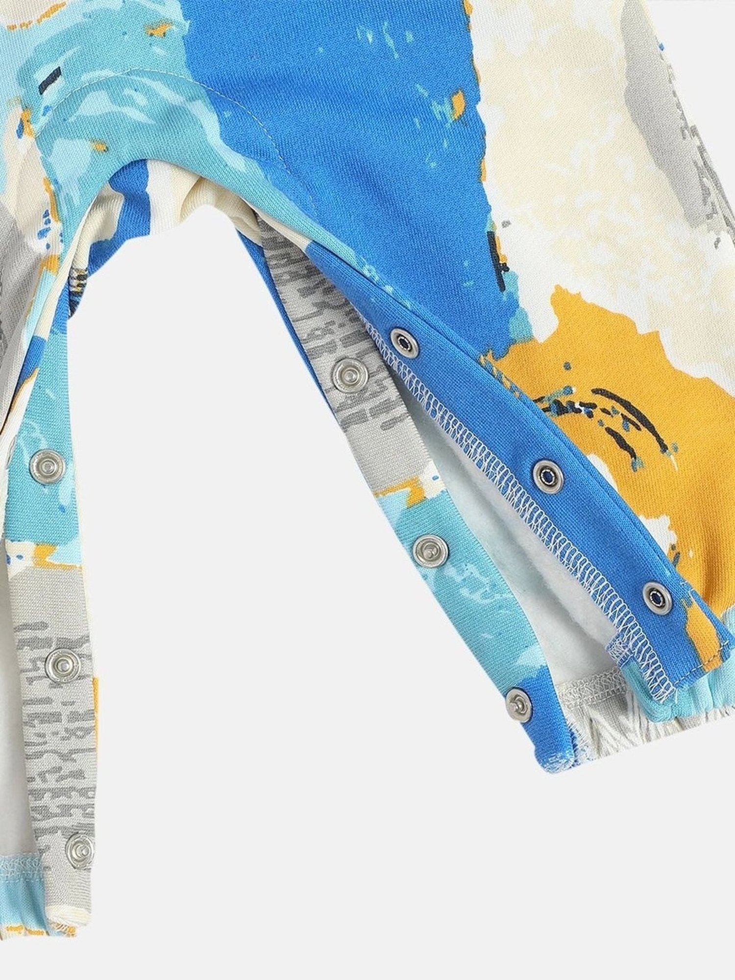 MINIKLUB Boys Multicolor Cotton Printed Full Sleeves Dungaree Set