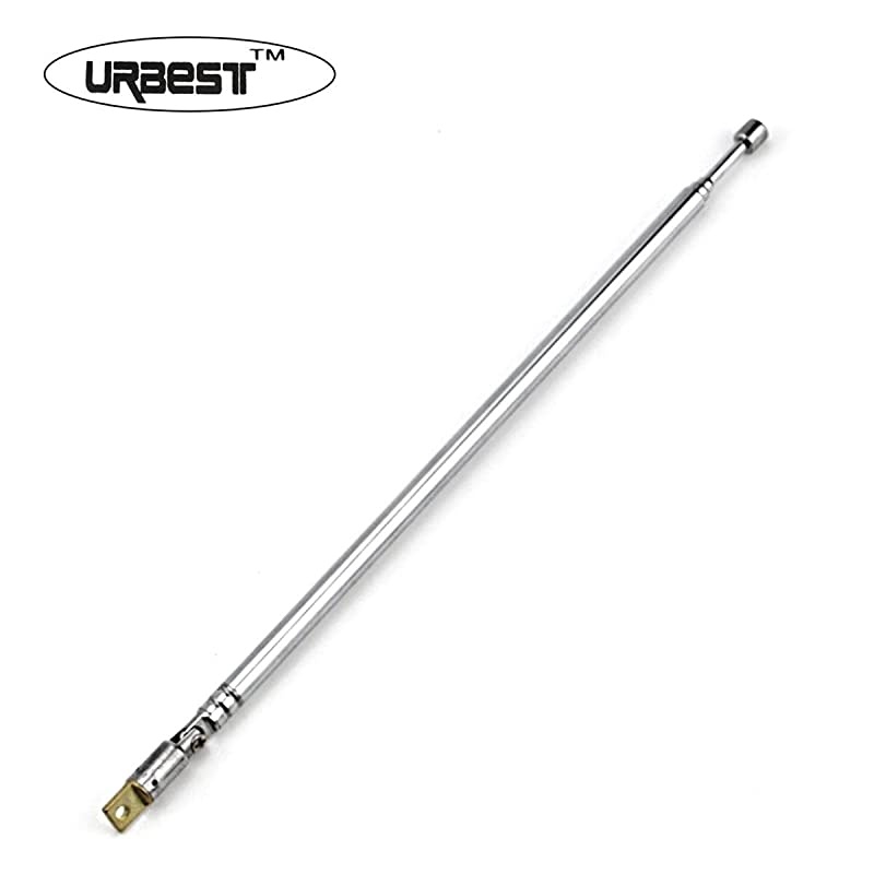 625cm 4 Sections Stainless Steel AM FM Telescopic Radio Antenna Pole Replacement