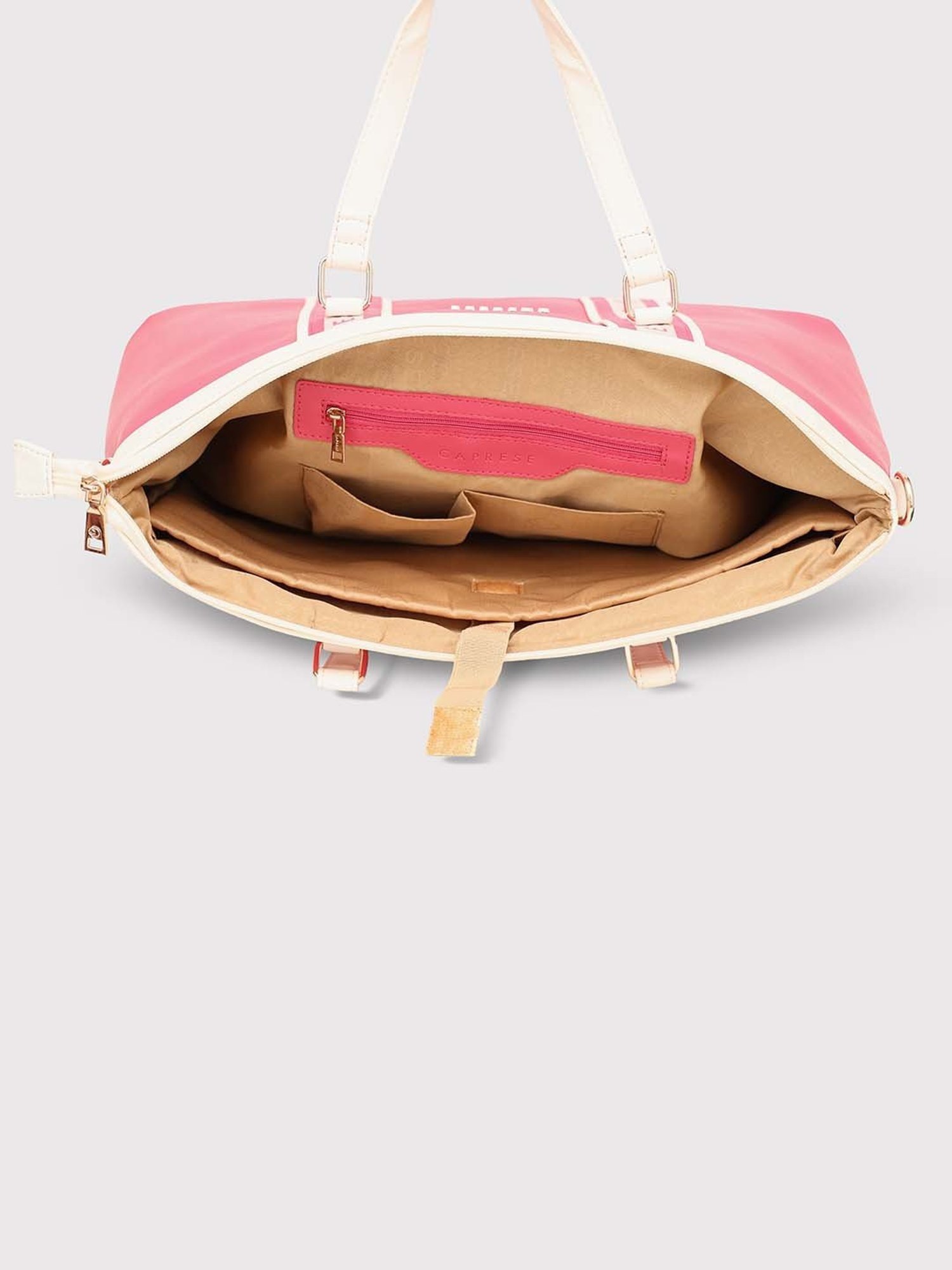 Caprese Trinity Laptop Bag Large Fuchsia Women Handbag | Office Handbag | The Kiara Collection