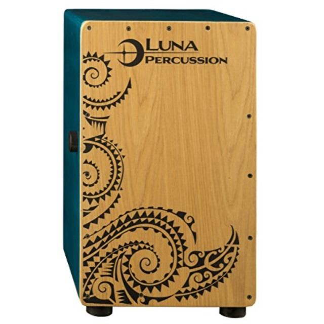 luna cajon with gig bag, teal