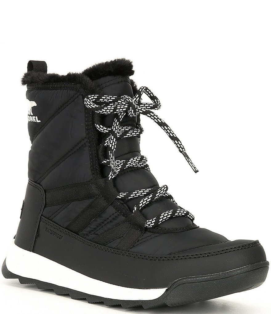 Sorel Whitney II Short Lace Nylon Waterproof Winter Booties