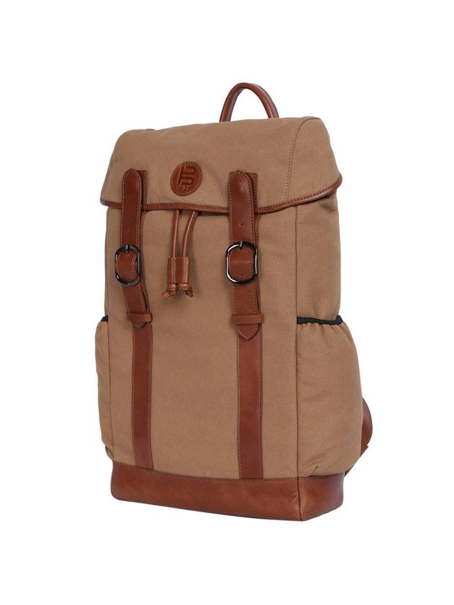 Bagatt Solofra Brown Leather Medium Laptop Backpack