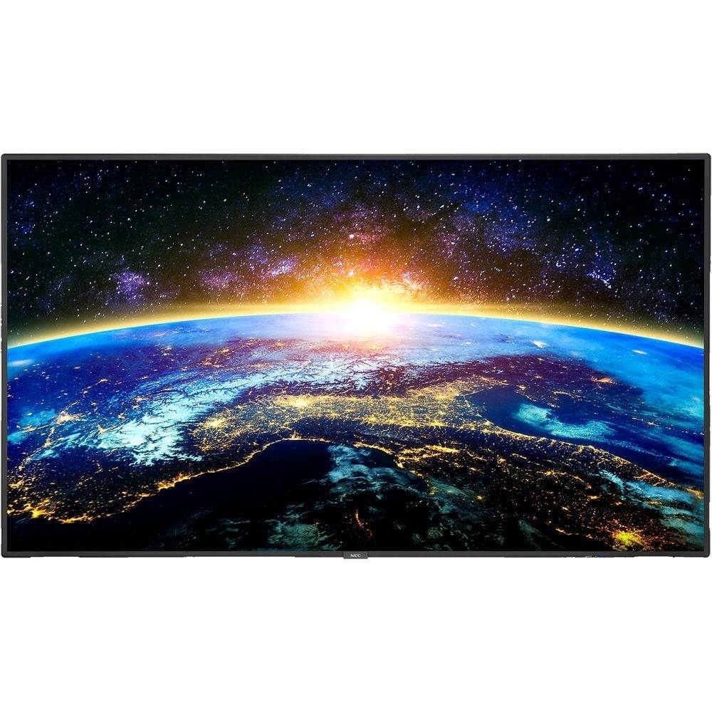 NEC 65" 4K V654Q UHD Display with ATSC Tuner, Black