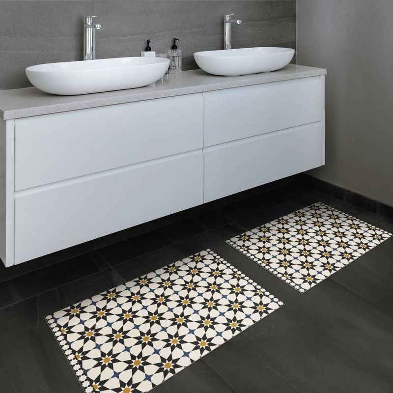 Tempaper 1'8"x2'6" Soleil Indoor/Outdoor Vinyl Floor Rug