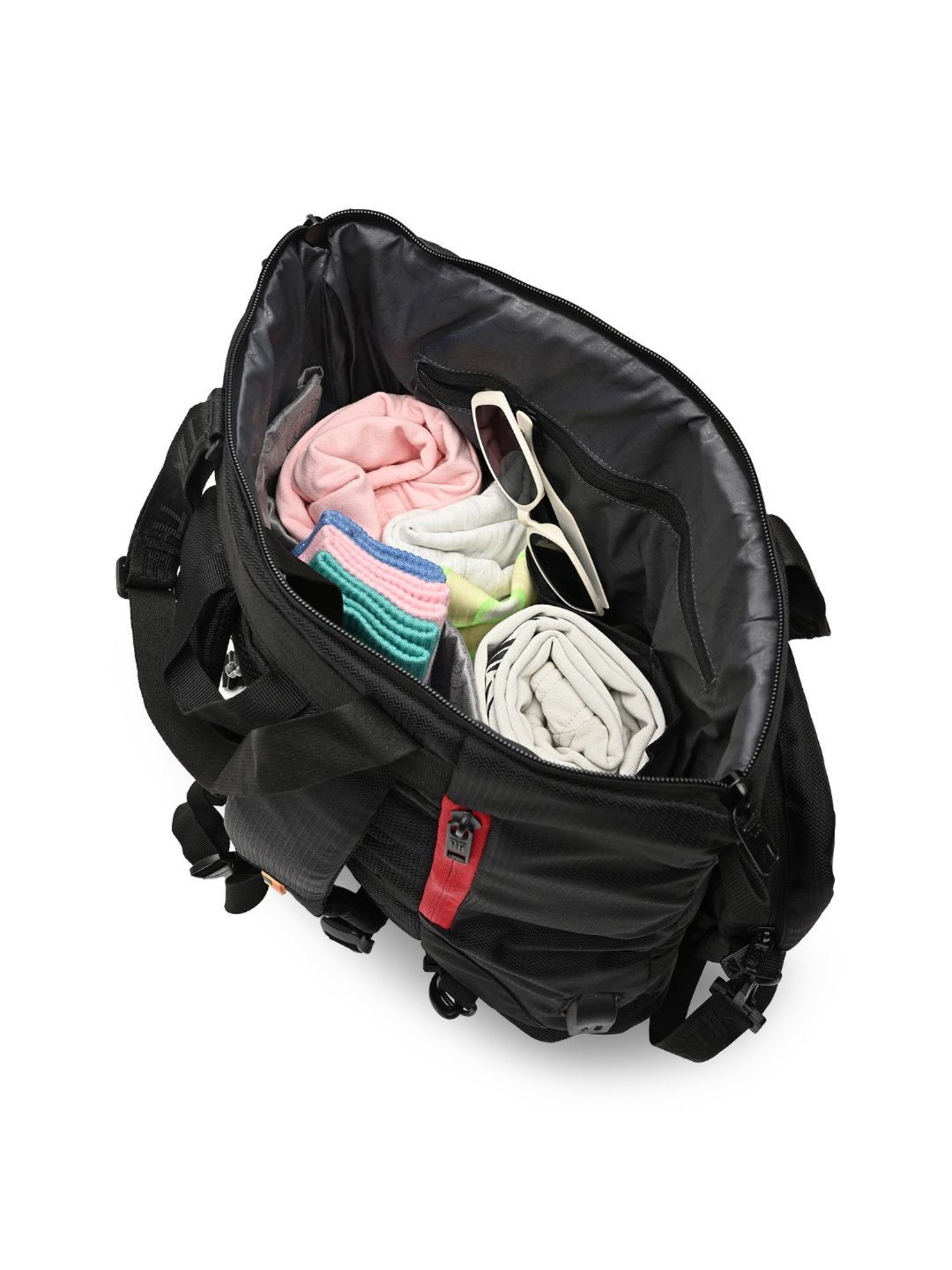 THE HOLISTIK Axis Black Medium Backpack - 29 Ltrs