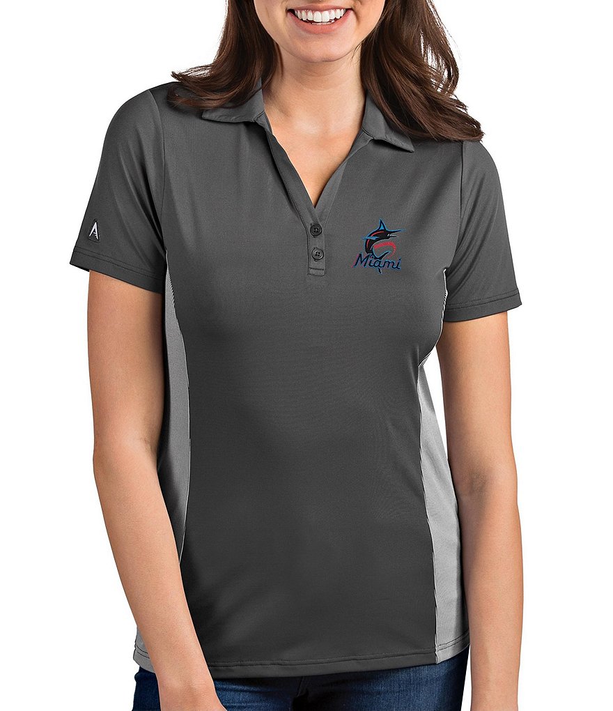 Antigua Women's MLB Venture Short-Sleeve Polo Shirt